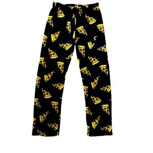 Rue21 Black Pizza Print Pajama Pants